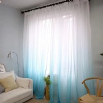 printed voile sheer