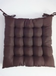 solid color chair pad with filling